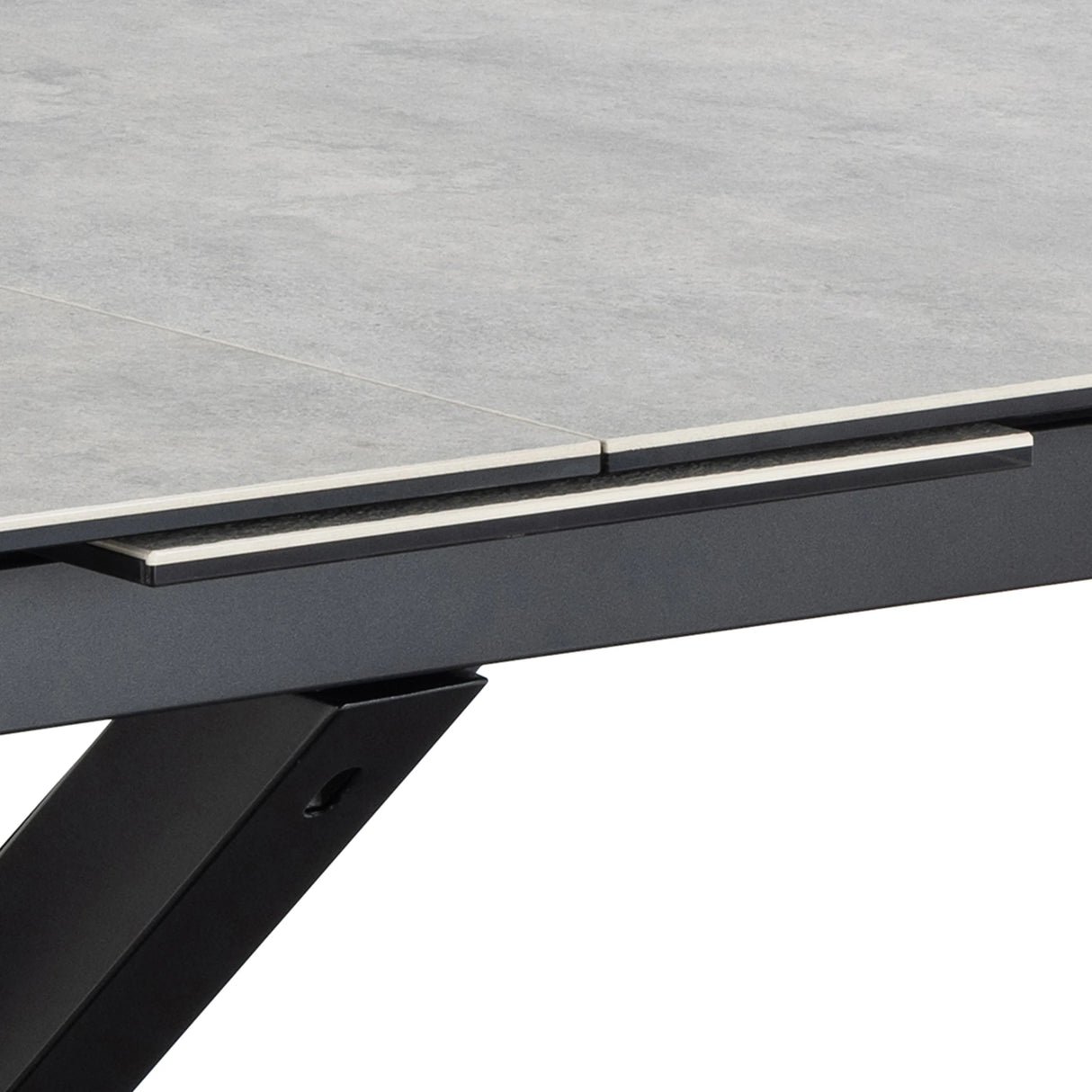 Heaven Extendable Dining Table with Ceramic Grey Top 200240cm
