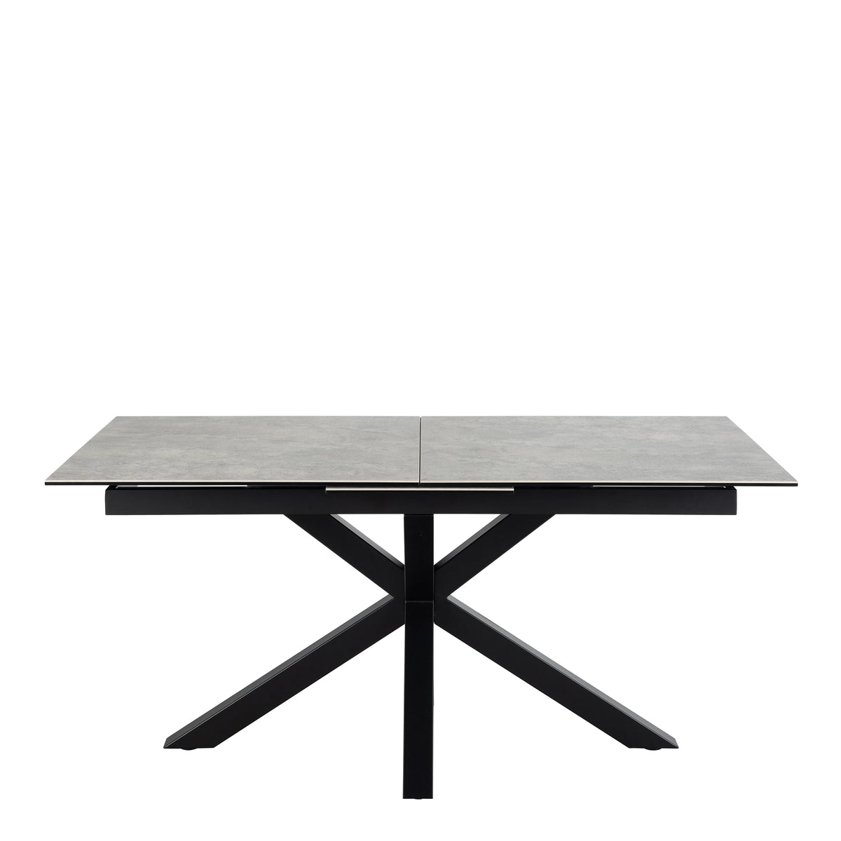 Heaven Extendable Dining Table with Ceramic Grey Top 168210cm