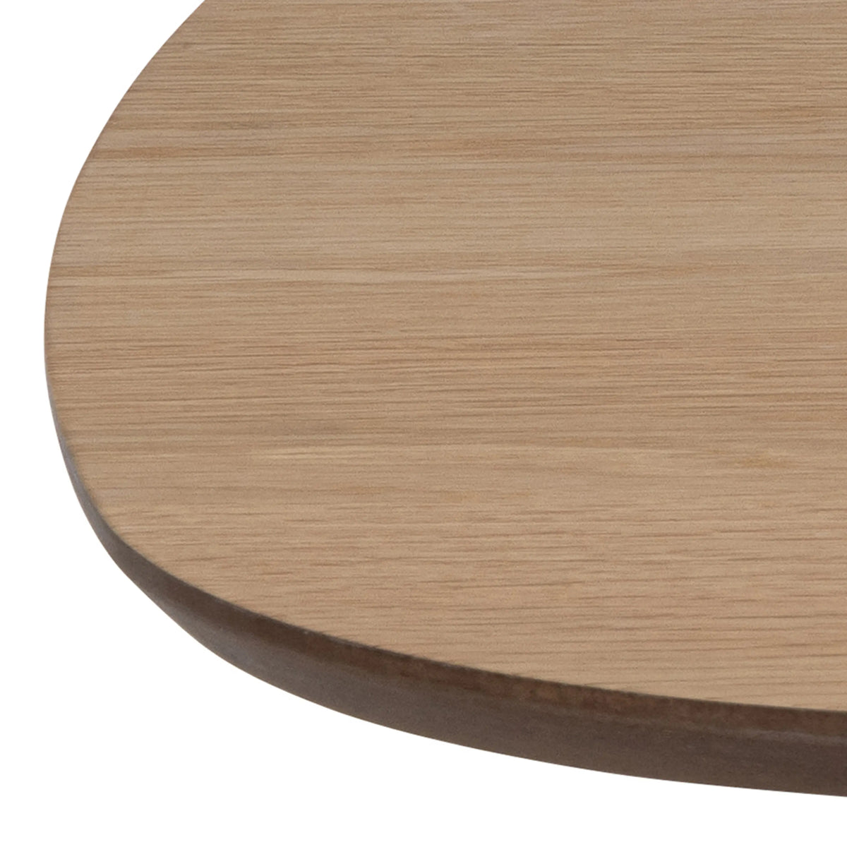Caracas Square Coffee Table in Oak and Matt Black