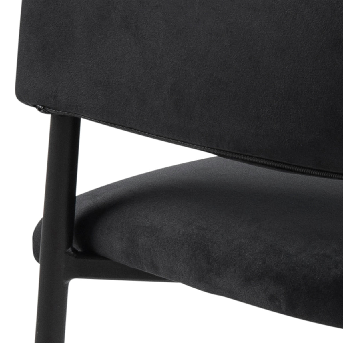 Christo Dining Table in Oak includes 6 Lima Dining Chair includes Armrest in Black