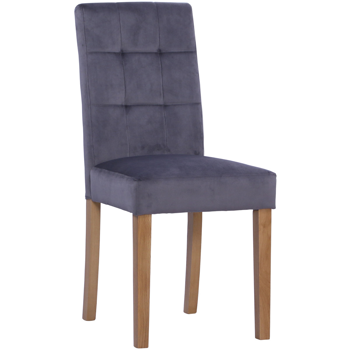 Ashbury Velvet Dining Chair in Graphite