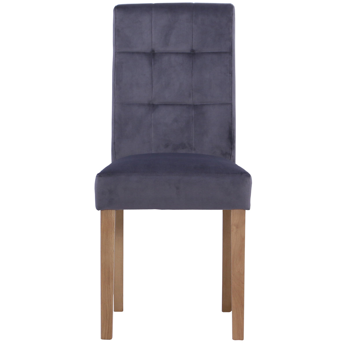 Ashbury Velvet Dining Chair in Graphite