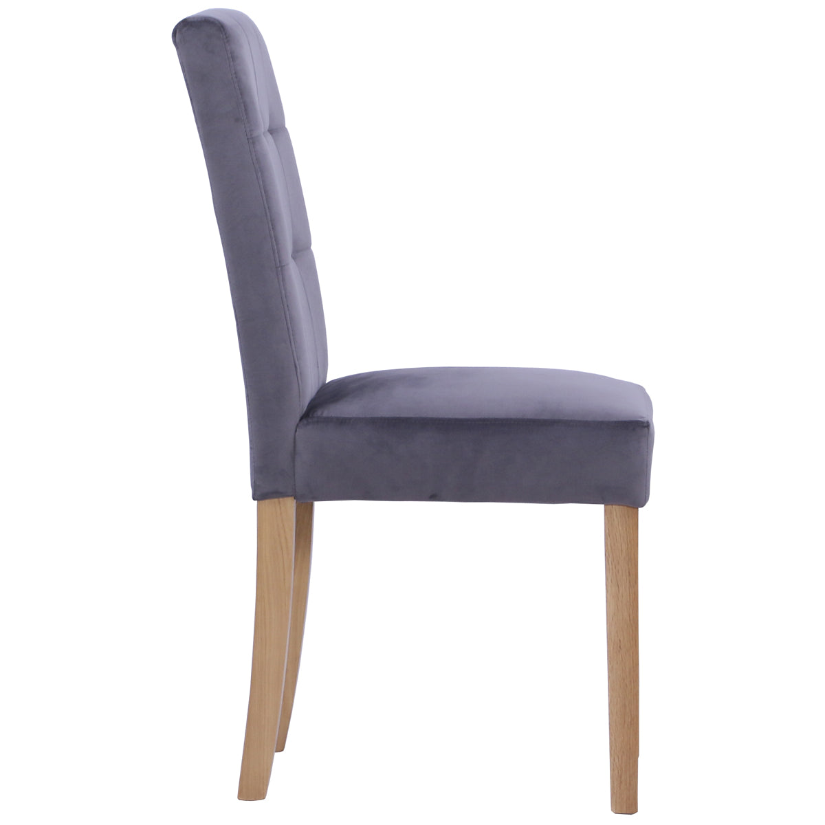 Ashbury Velvet Dining Chair in Graphite