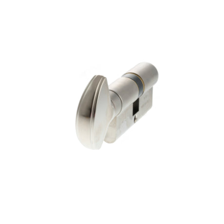 AGB 5 Pin Key to Turn Euro Cylinder 30-30mm (60mm) - Satin Chrome - C620322525