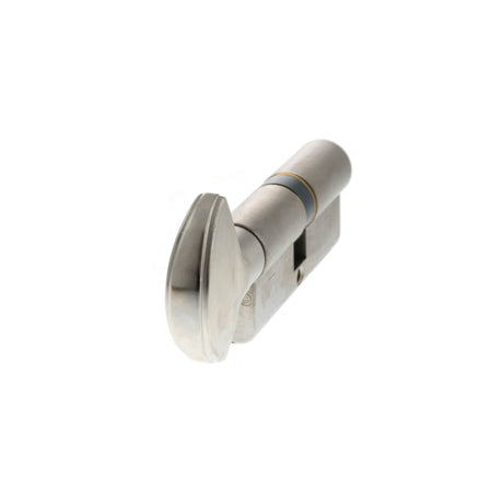AGB 5 Pin Key to Turn Euro Cylinder 35-35mm (70mm) - Satin Chrome - C620323030