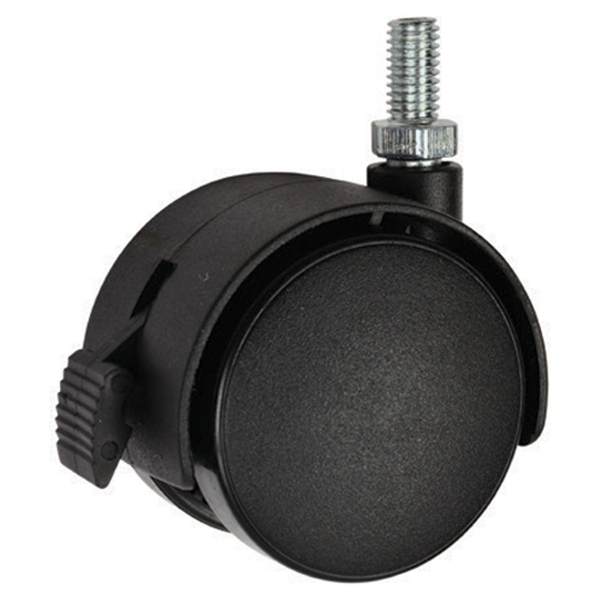 50mm Braked Twin Wheel Castor (Sold Individually)