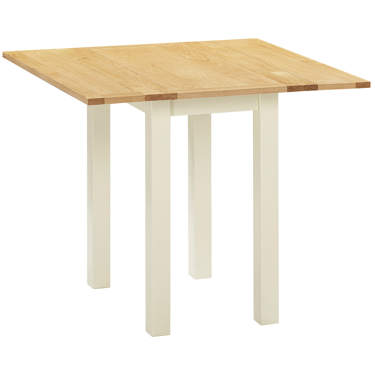 Square Drop-Leaf Table (DPT144 - IVORY)
