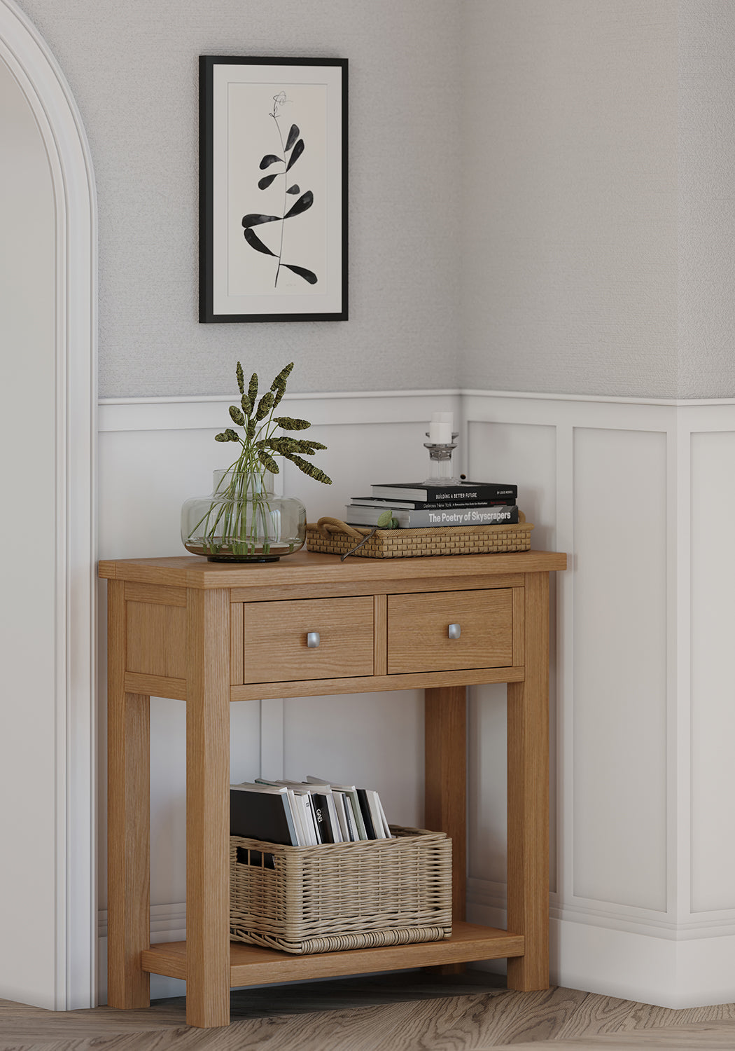 2 Drawer Console Table