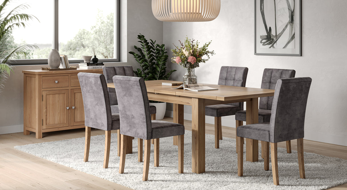 Ashbury Velvet Dining Chair in Graphite