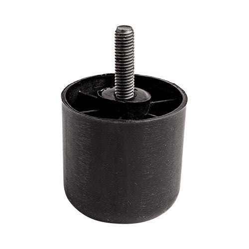 M8 Threaded Plastic Moulded Foot H50mm_D50mm