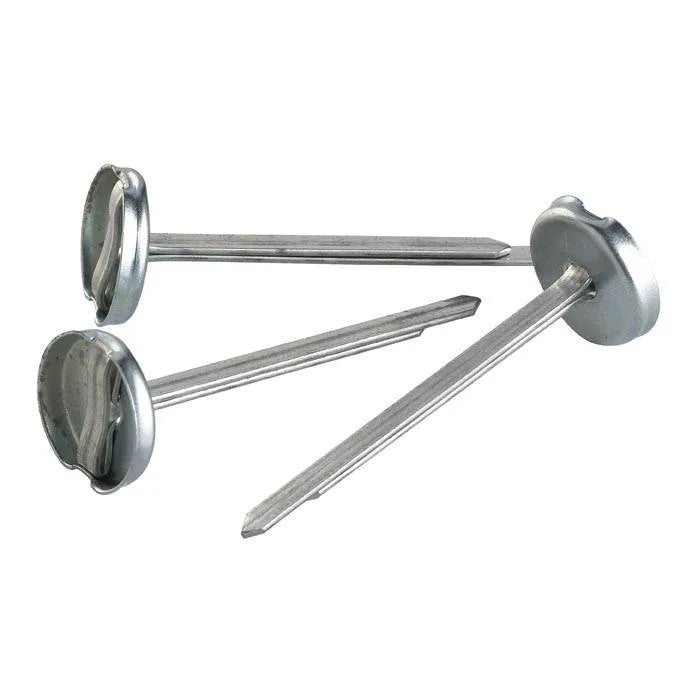 Button Prong Backs No.30 UK x 50mm Pack 100