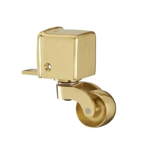 Brass Box End Castor 1 1/8 inch (29mm)