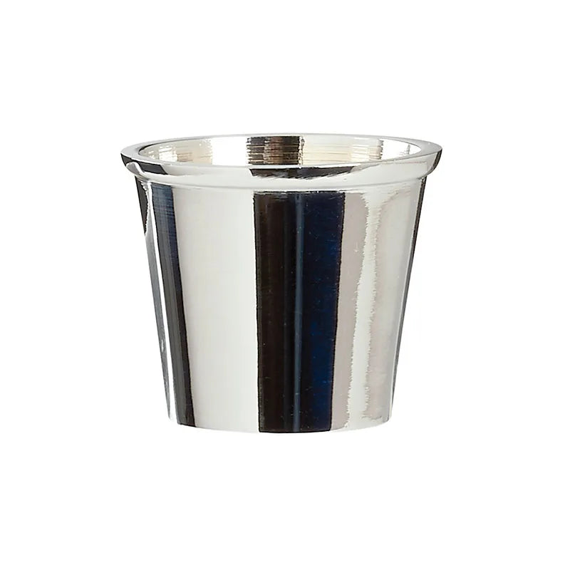 Chrome Finish Brass Round Cup Cap 1 1/4 inch (32mm)