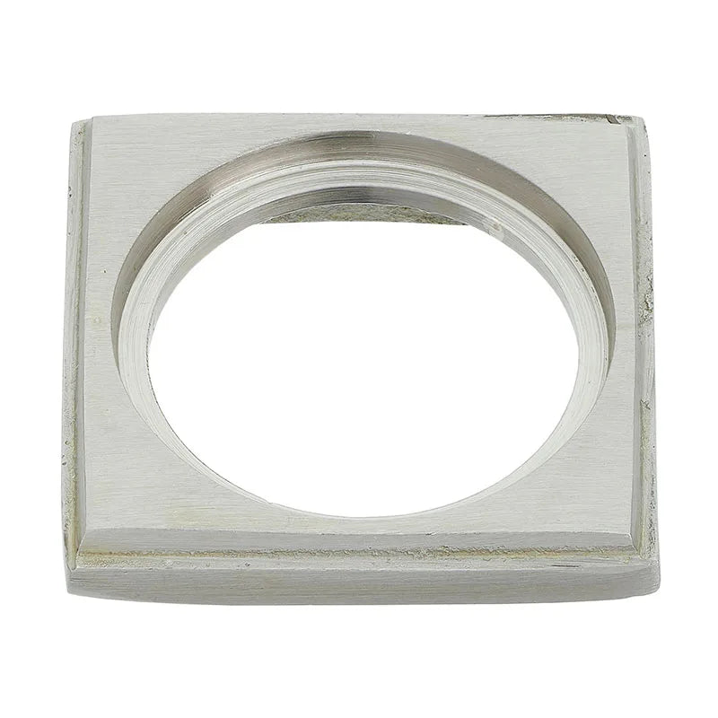 Stainless Steel Finish Brass Square Ferrule 1 1/4 inch (32mm)