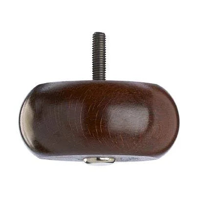 Wooden Sofa Foot (Bun Foot) 43mm x 85mm Mahogany Finish