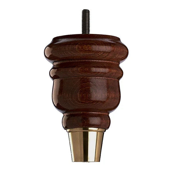 Mahogany Finish Wooden Sofa Leg D-E0114M