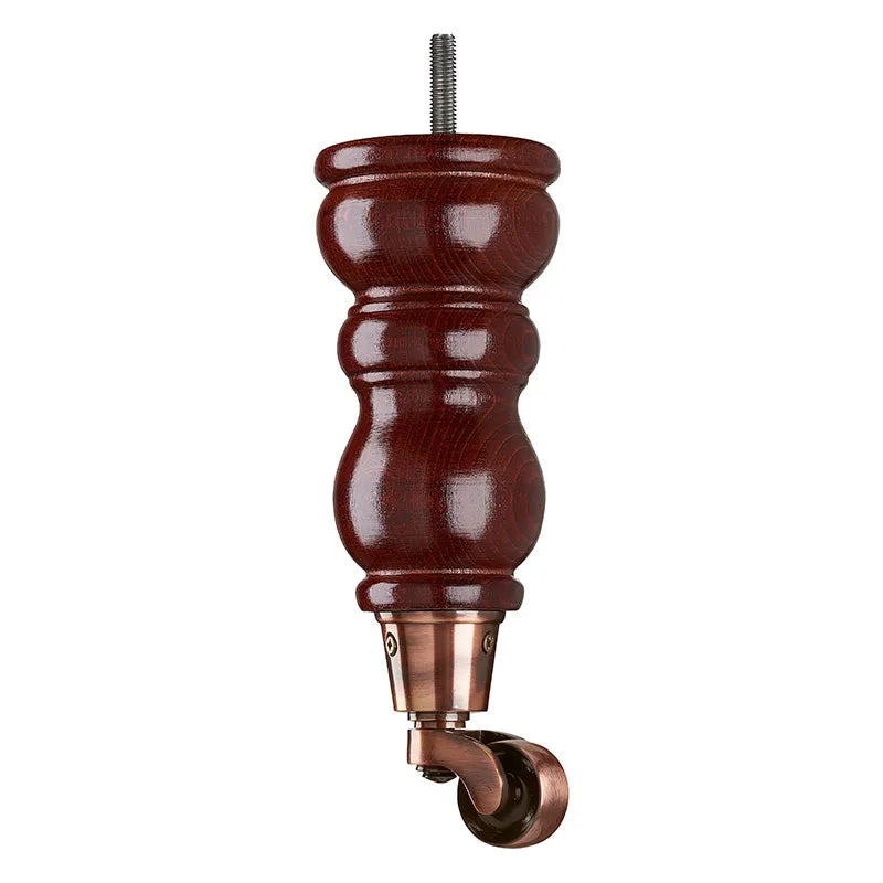 Mahogany Finish Wooden Sofa Leg D-E0204M