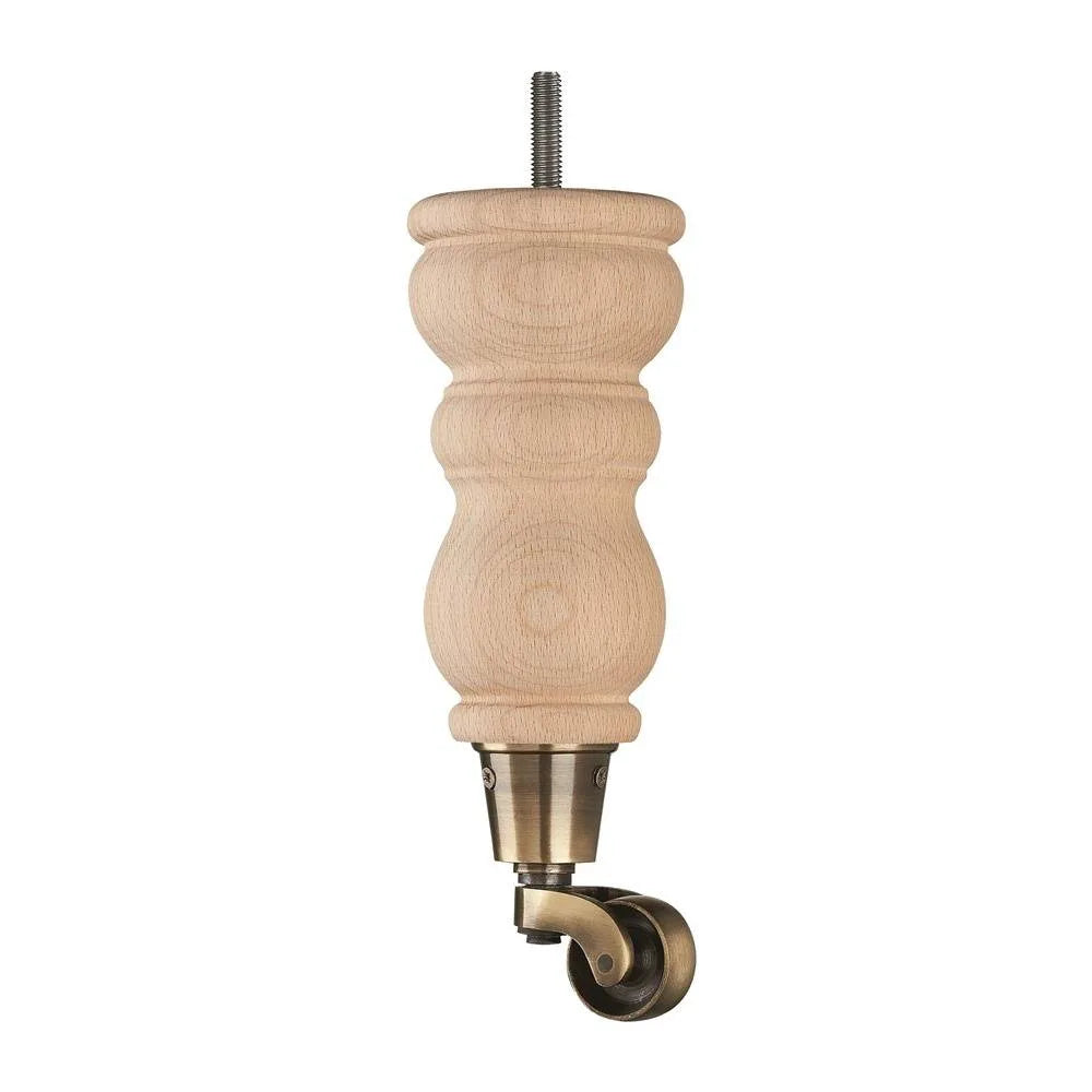Raw Finish Turned Wooden Sofa Leg D-E0204R