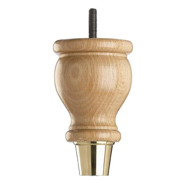 Natural Gloss Finish Wooden Sofa Leg D-E0207N