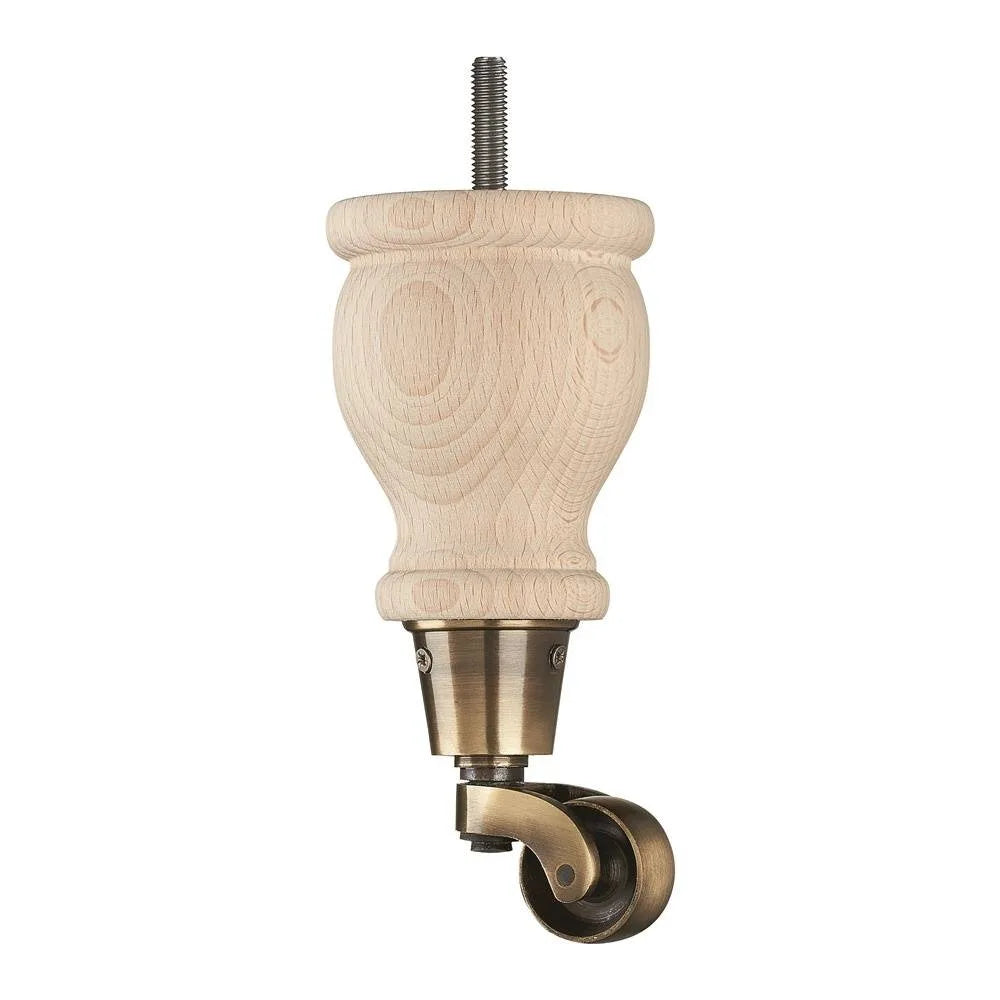 Raw Finish Turned Wooden Sofa Leg D-E0207R
