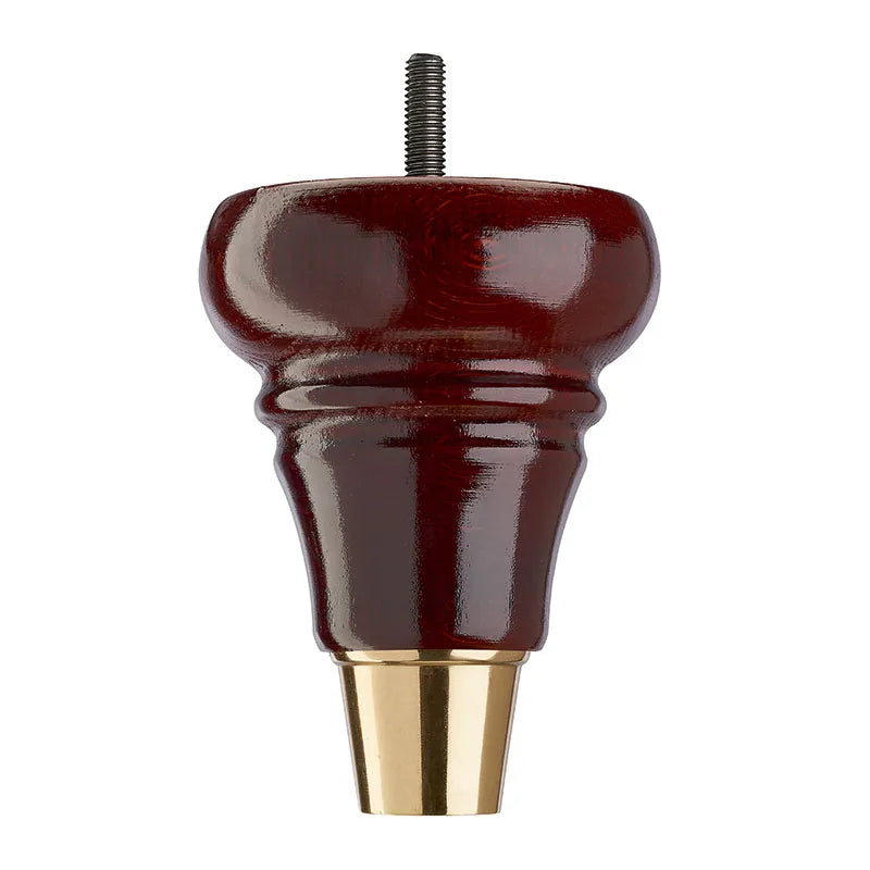 Mahogany Finish Wooden Sofa Leg D-E5030M