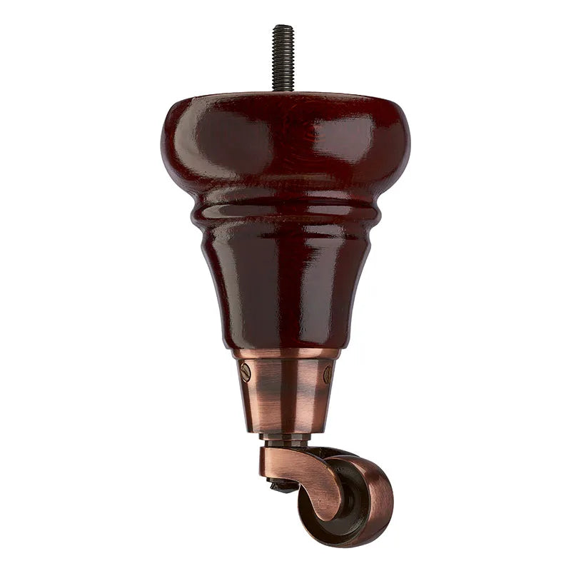 Mahogany Finish Wooden Sofa Leg D-E5030M