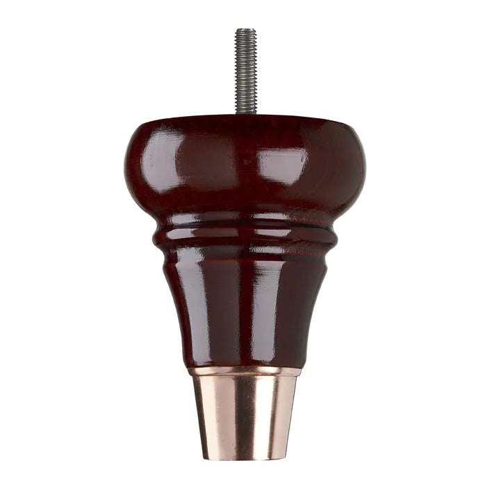Mahogany Finish Wooden Sofa Leg D-E5030M