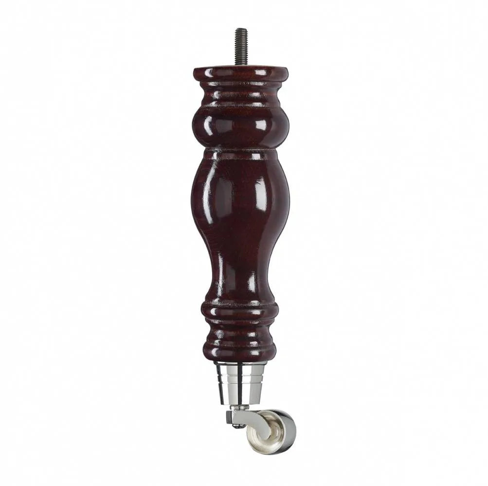 Mahogany Finish Wooden Sofa Leg D-E5053M