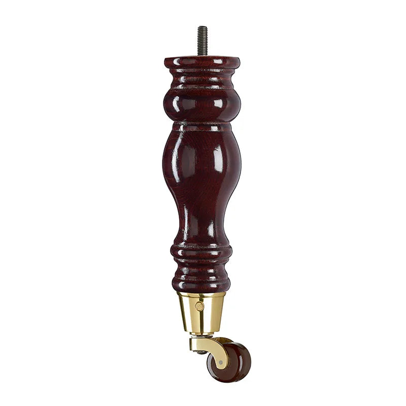 Mahogany Finish Wooden Sofa Leg D-E5053M