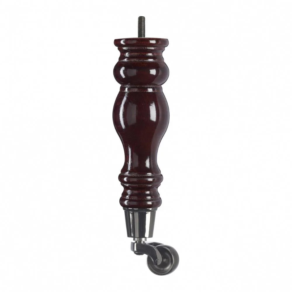 Mahogany Finish Wooden Sofa Leg D-E5053M