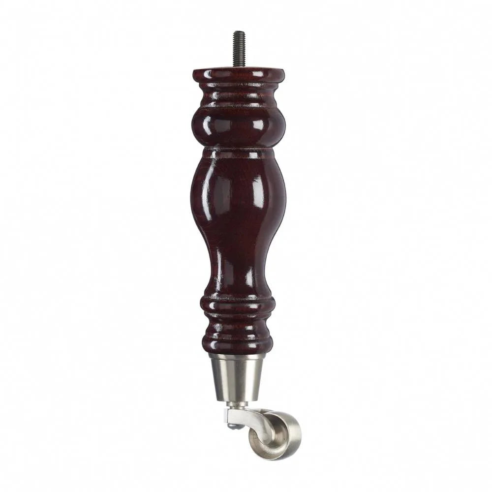 Mahogany Finish Wooden Sofa Leg D-E5053M