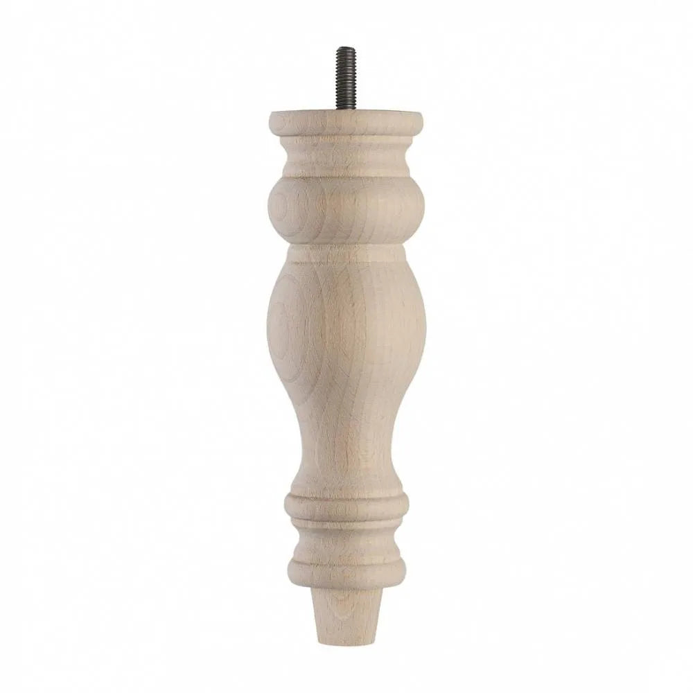 Raw Finish Turned Wooden Sofa Leg D-E5053R