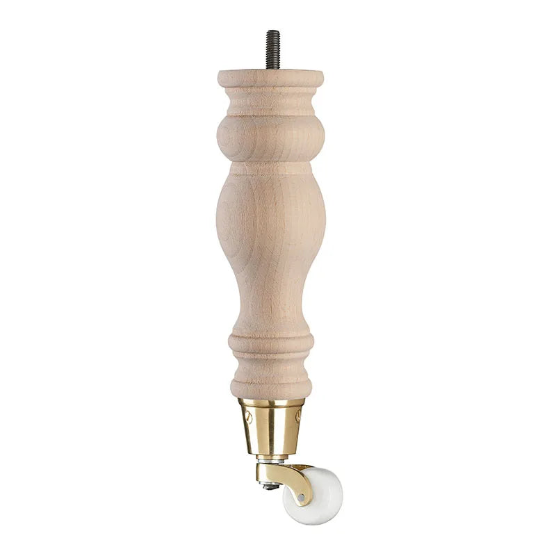 Raw Finish Turned Wooden Sofa Leg D-E5053R