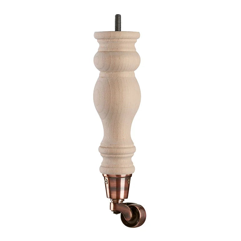 Raw Finish Turned Wooden Sofa Leg D-E5053R