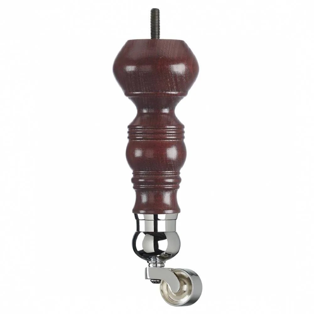 Mahogany Finish Wooden Sofa Leg D-E5063M