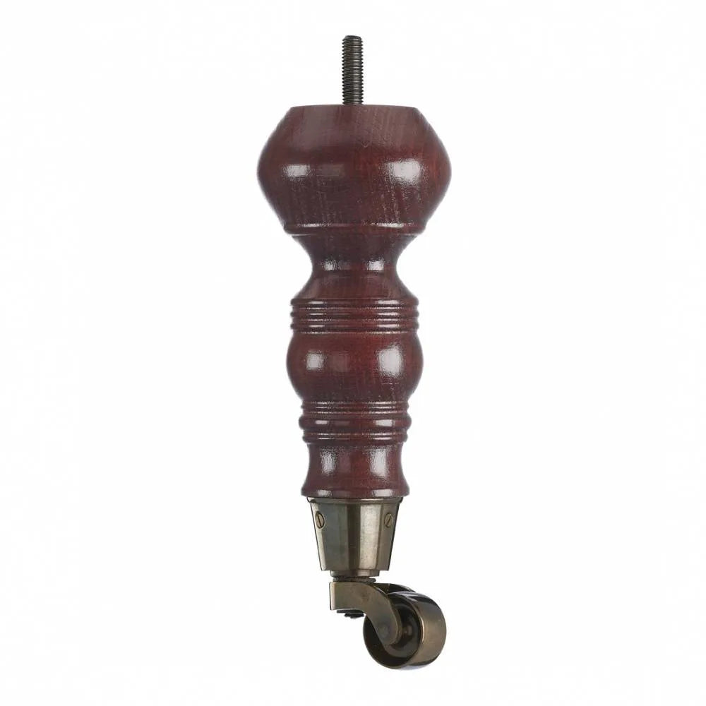 Mahogany Finish Wooden Sofa Leg D-E5063M