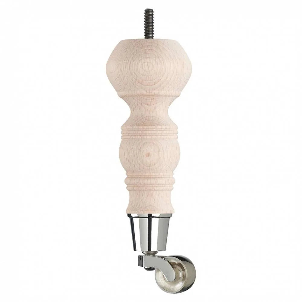 Raw Finish Turned Wooden Sofa Leg D-E5063R