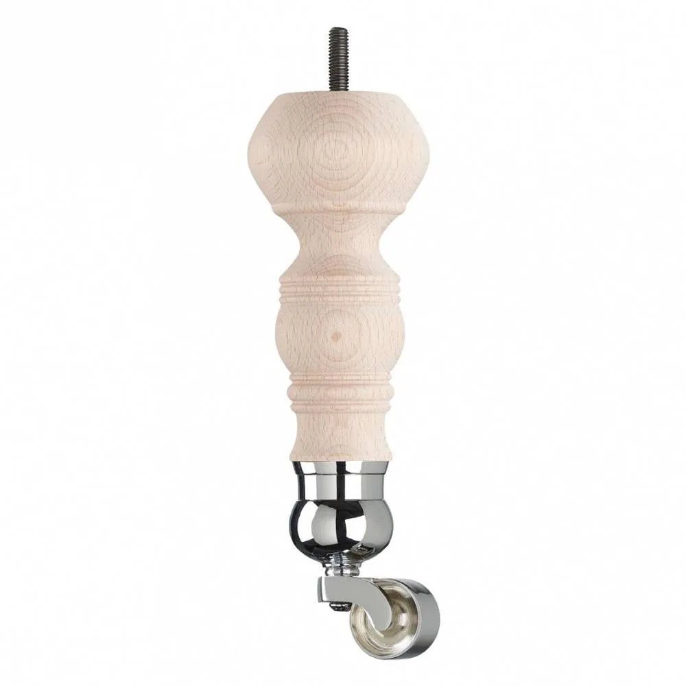 Raw Finish Turned Wooden Sofa Leg D-E5063R