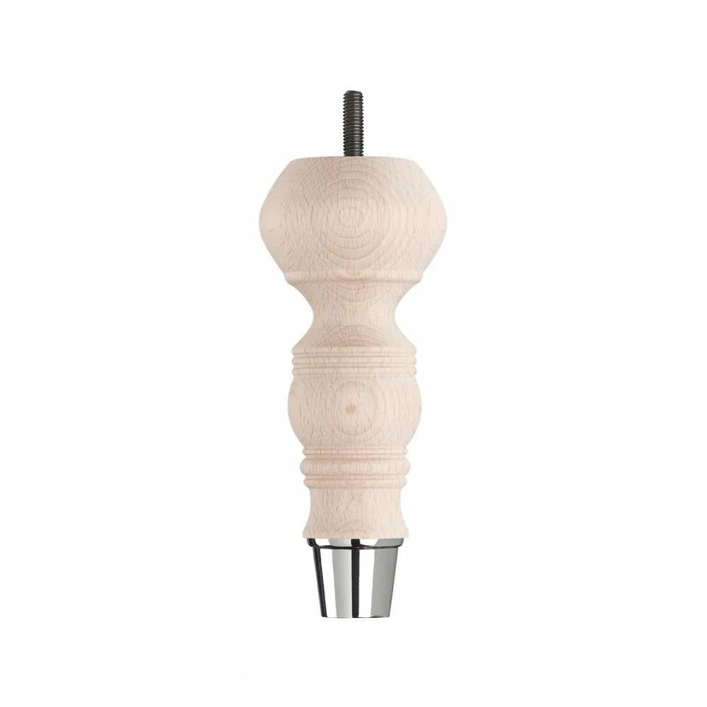 Raw Finish Turned Wooden Sofa Leg D-E5063R