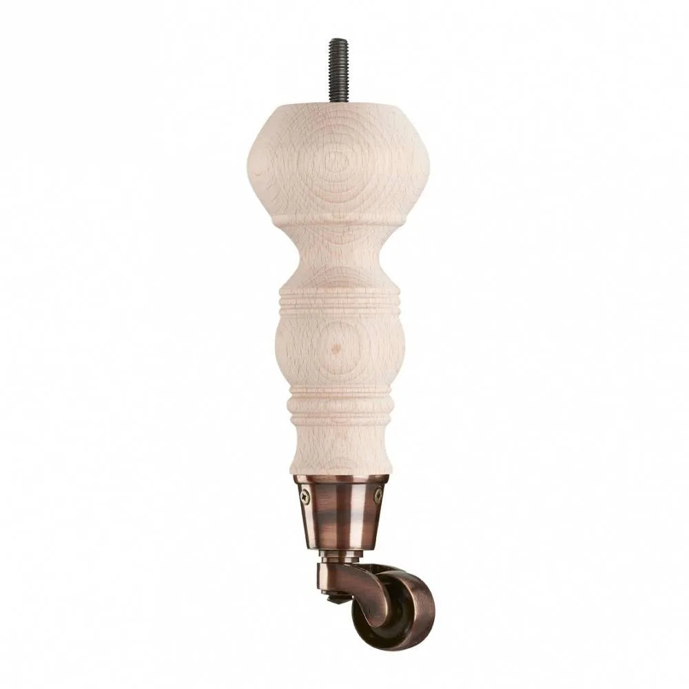 Raw Finish Turned Wooden Sofa Leg D-E5063R