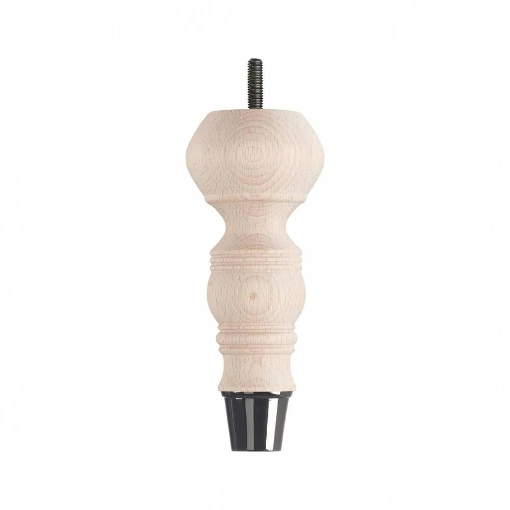 Raw Finish Turned Wooden Sofa Leg D-E5063R