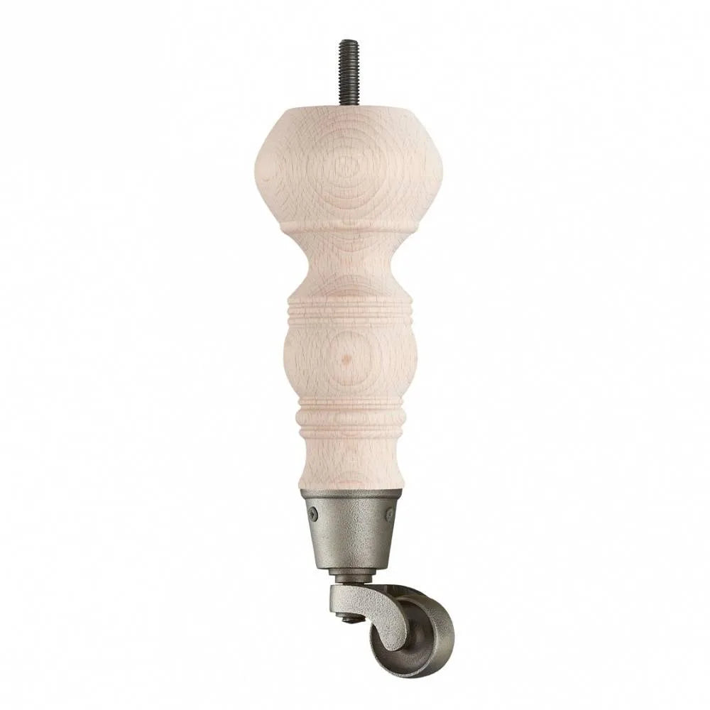 Raw Finish Turned Wooden Sofa Leg D-E5063R