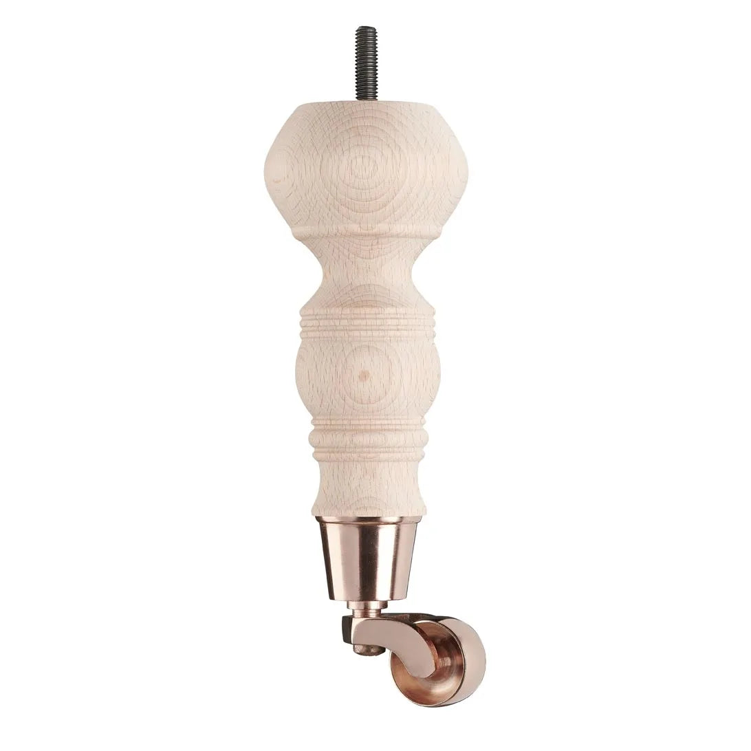 Raw Finish Turned Wooden Sofa Leg D-E5063R