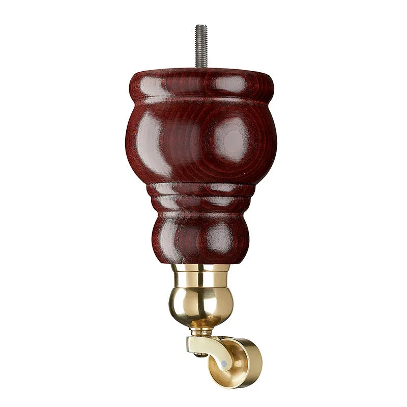 Mahogany Finish Wooden Sofa Leg D-E5087M