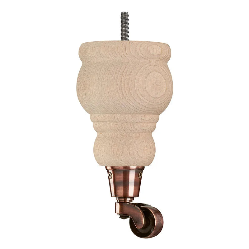 Raw Finish Turned Wooden Sofa Leg D-E5087R