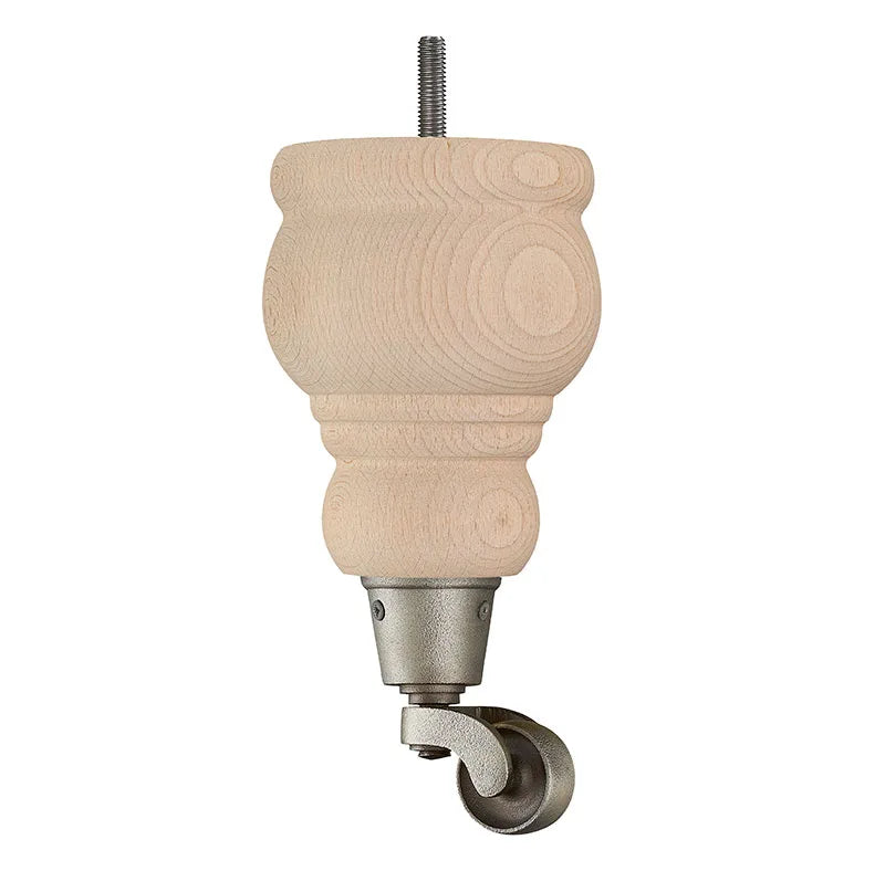 Raw Finish Turned Wooden Sofa Leg D-E5087R