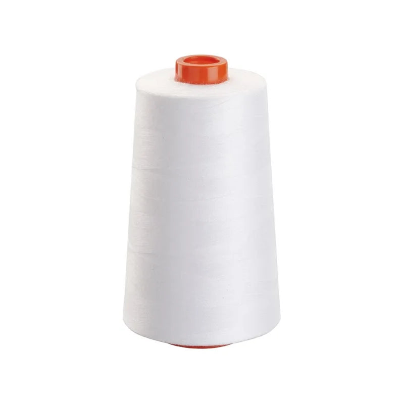 TKT 120 White 100% Spun Polyester Sewing Thread 5000m