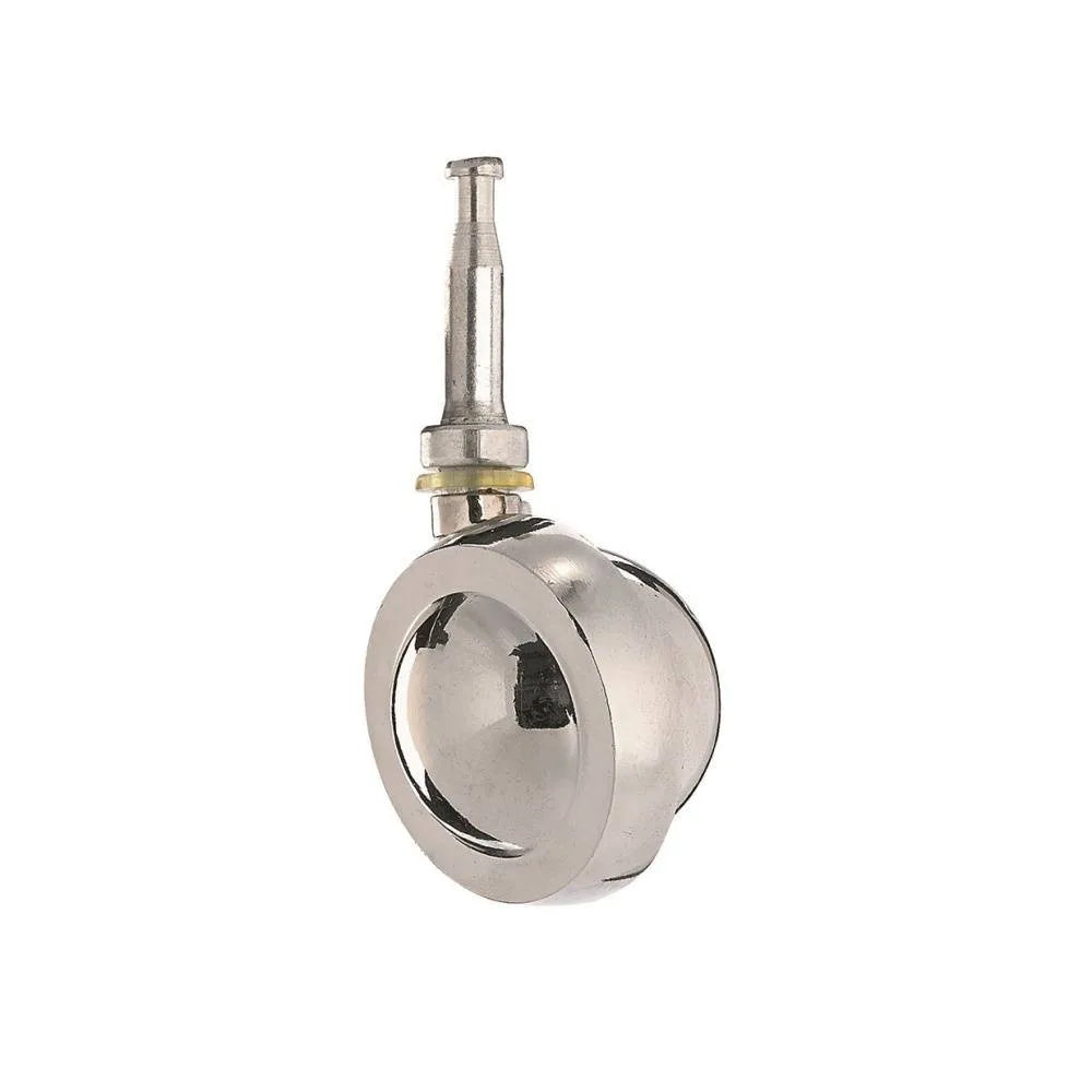 Silver Colour Metal Ball Castors 50mm Set of 4