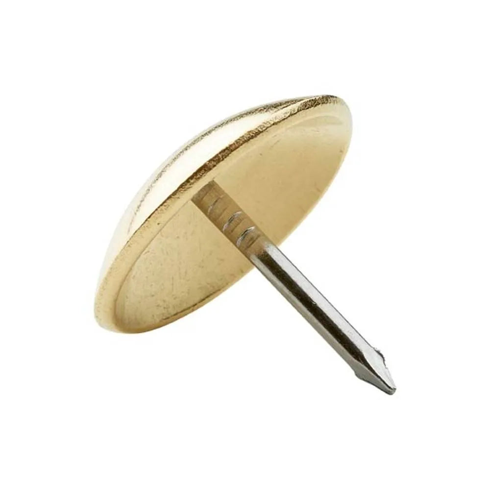 Solid Brass Low Domed Upholstery Nails