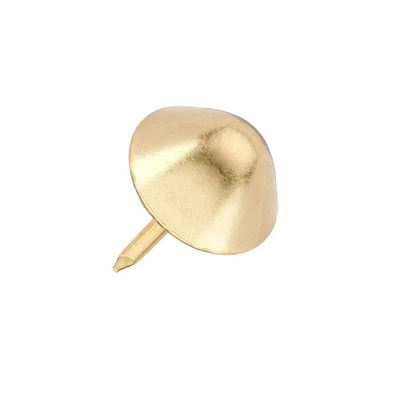 12.5mm Conical Decorative Nail Brass Plated